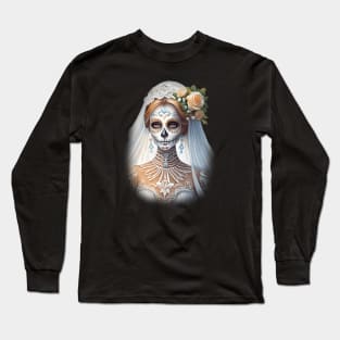 Sugar Skull Bride 2 Long Sleeve T-Shirt